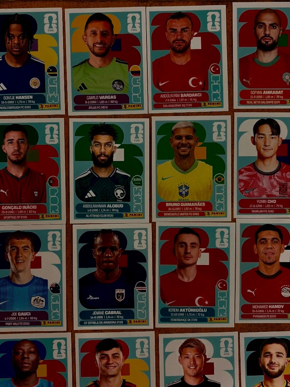 New Bundle of Authentic 38 Fifa Panini World Cup 2026 Stickers No Duplicates - Picture 2 of 16